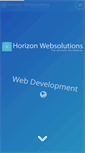 Mobile Screenshot of horizon-websolutions.com